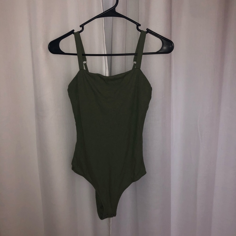 Hollister: Olive Green Bodysuit